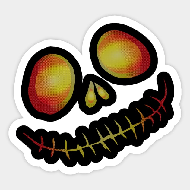 JACKLOWEEN Sticker by KARMADESIGNER T-SHIRT SHOP